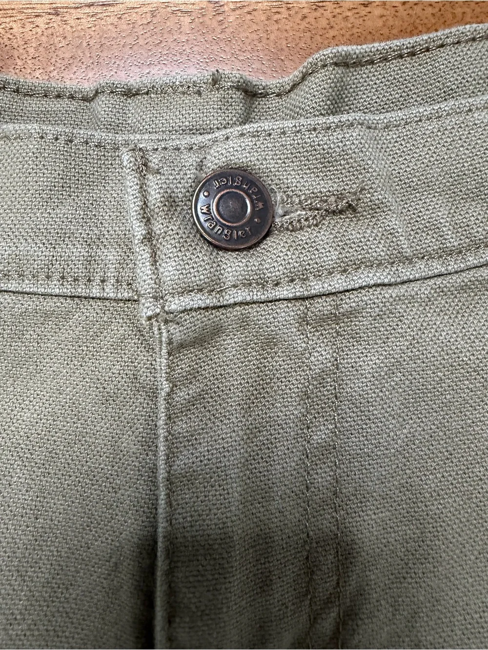 Wrangler - Men’s Five Star Premium Carpenter Jeans | Khaki Canvas | Size 38 x 30